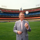 Vin Scully at Dodger Stadium, 1990 (Photo: George Rose/Getty Images)